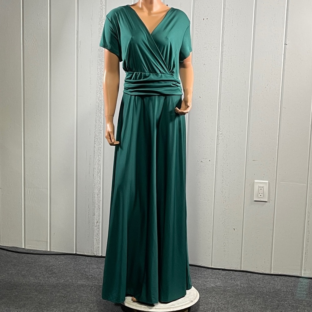 *NWT KOH-KOH  Woman’s Emerald Green Dress Sz 4XL